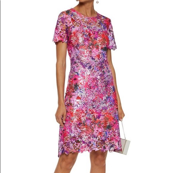 elie tahari ophelia lace sheath dress